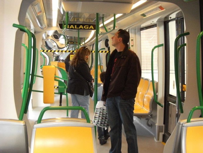 Prototipo del metro de Málaga