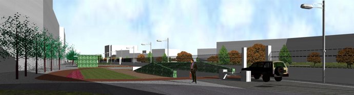 Imagen del proyecto de peatonalización y Parking Mariano Granados y Paseo del Es