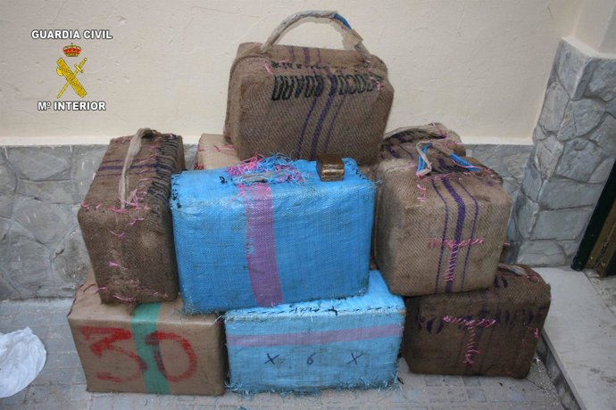 Droga incautada en Tarifa (Cádiz)