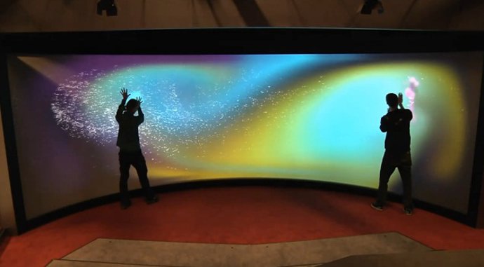 Pantalla táctil gigante