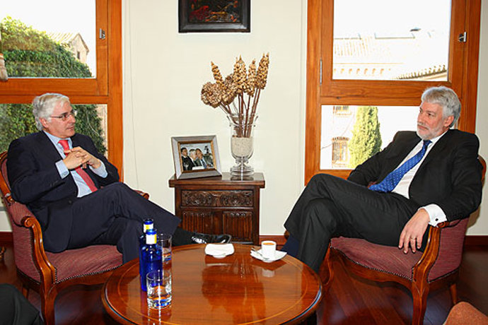 Barreda y el embajador de Reino Unido en España 