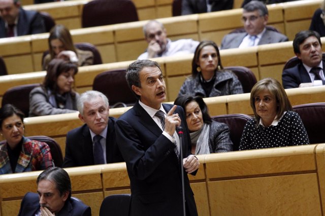 José Luis Rodríguez Zapatero, en el Senado