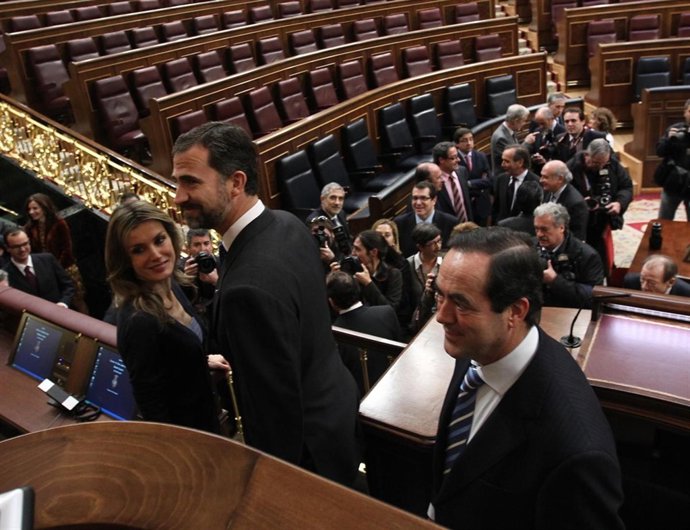 Los Príncipes y Bono en el Congreso
