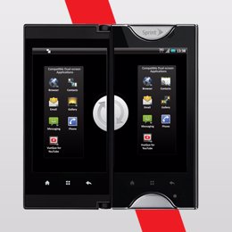 Móvil con doble pantalla táctil, Kyocera-Echo.