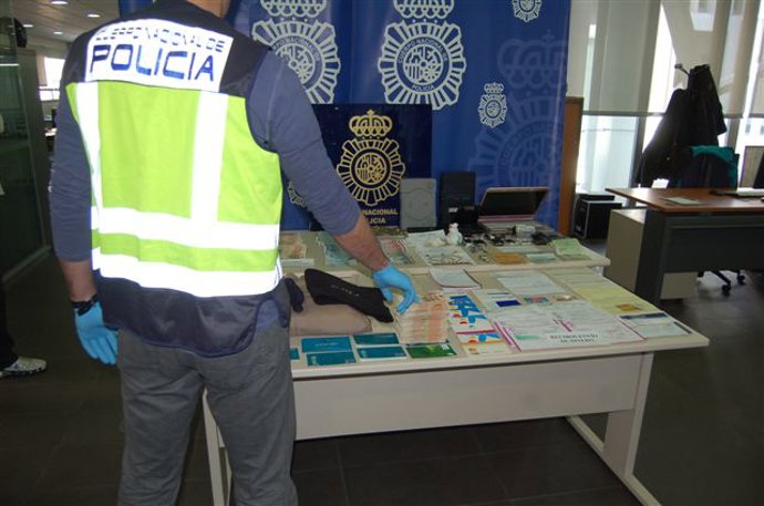 Efectos intervenidos durante la operación policial