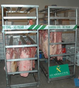 Carne incautada y decomisada
