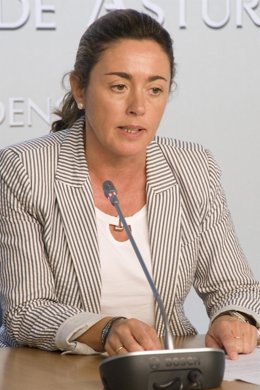 La Consejera de Administraciones públicas y portavoz del Gobierno del Principado