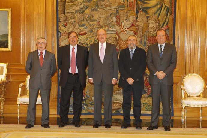 audiencia del Rey a los agentes sociales