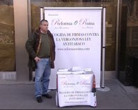 El dueño del Asador Guadalmina recoge firmas en Madrid  