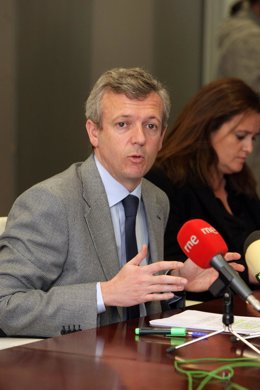 O conselleiro de Presidencia, Administracións Públicas e Xustiza, Alfonso Rueda,