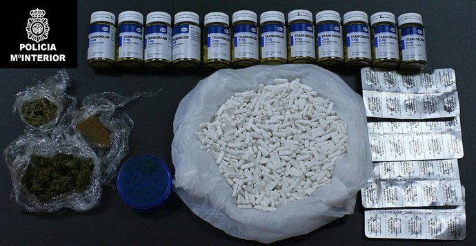 Psicotrópicos intervenidos en el puerto de Melilla