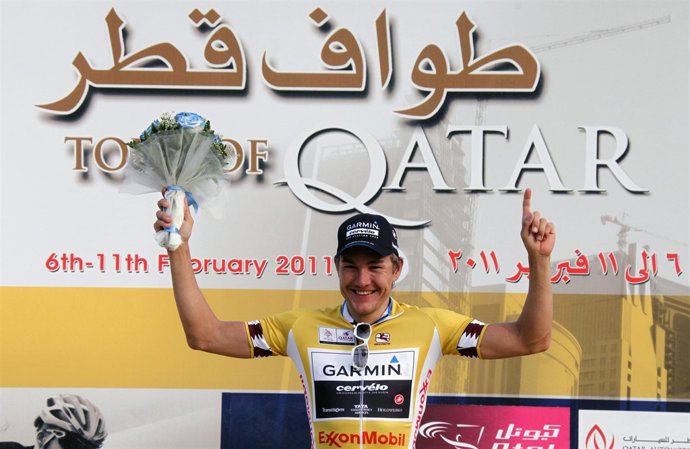Haussler ganó la tercera etapa en Qatar y cogió el liderato