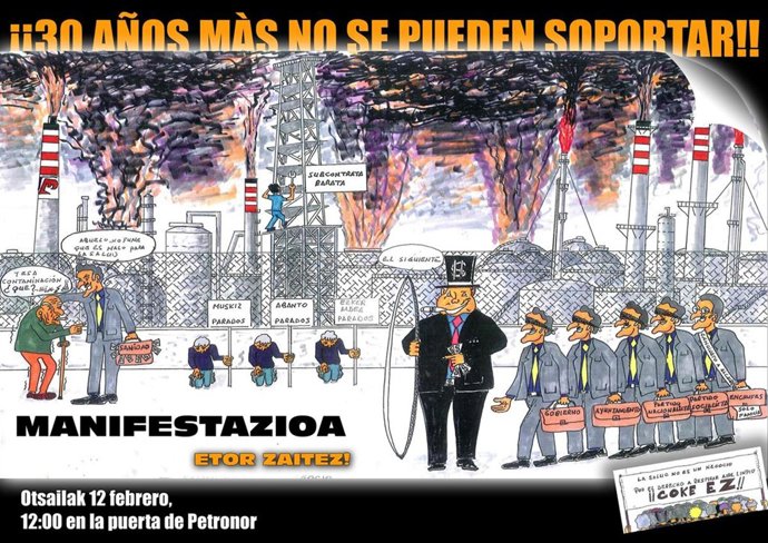 Cartel de la manifestuación