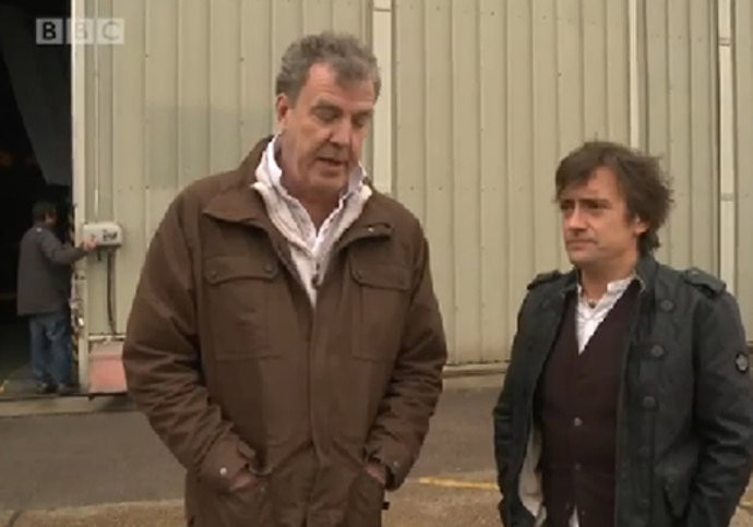 Richard Hammond y Jeremy Clarkson, presentadores del programa Top Gear