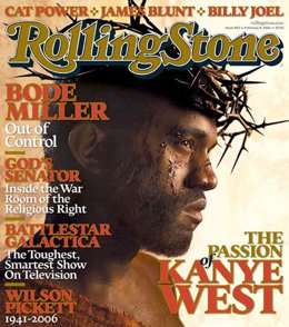 Kanye West en la portada de la revista 'Rolling Stone'