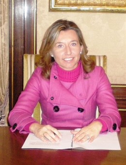 La consejera de Obras Públicas, Transportes y Comunicaciones, Laura Alba.