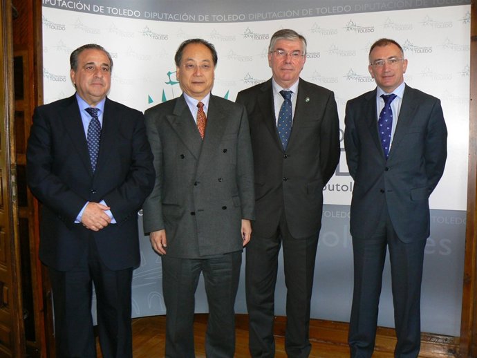 El embajador de Japón en su visita a Toledo