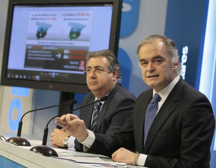 RUEDA DE PRENSA ZOIDO Y  ESTEBAN GONZALEZ PONS