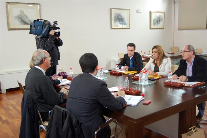 Reunión entre el PSOE-A y el Comité Andaluz de Agricultura Ecológica