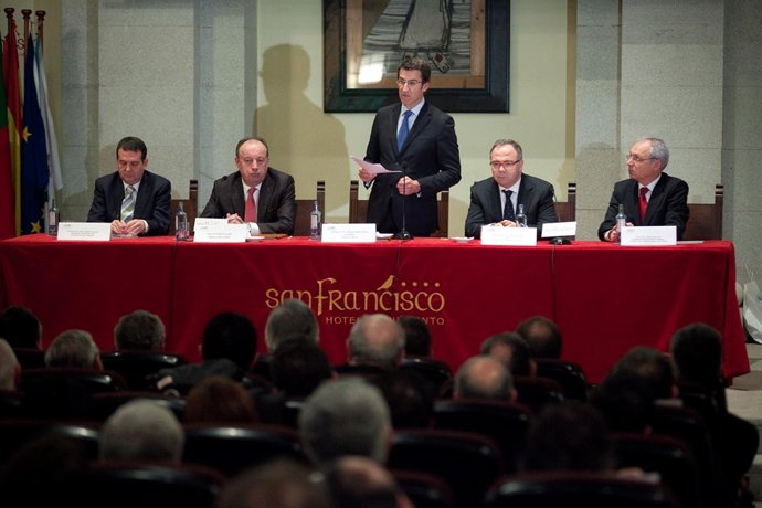 SANTIAGO13,30 h.-O presidente da Xunta de Galicia, Alberto Núñez Feijóo, presidi