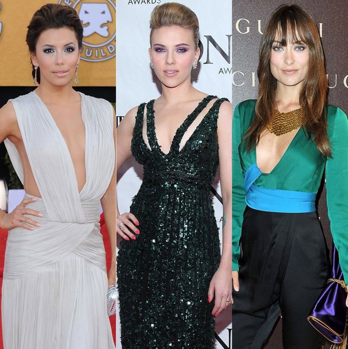 Eva Longoria, Scarlett Johansson y Olivia Wilde
