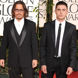Johnny Depp y Zac Efron