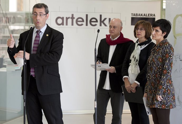 Olano, Elorza, Urgell y Anitua en Arteleku.