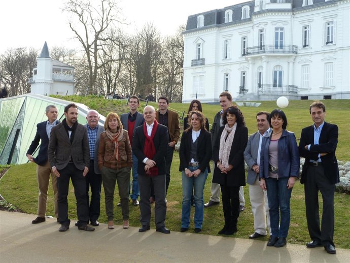 Presentación de la candidatura de Elorza.