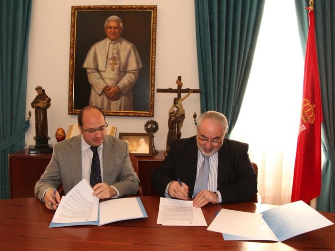 Acto de firma del convenio