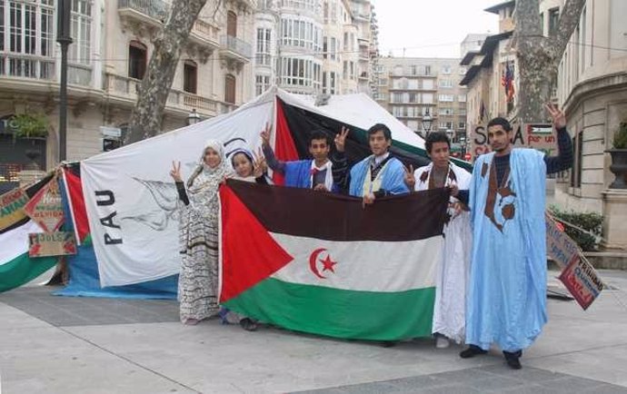 acto pro saharaui en Palma