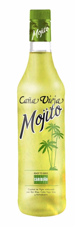 Botella 'Mojito caña Vieja'.