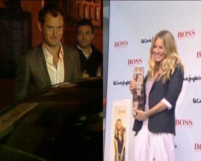Sienna Miller y Jude Law la vuelven a liar
