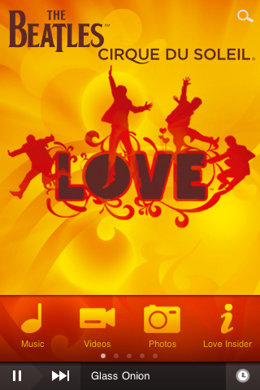 aplicación The Beatles LOVE
