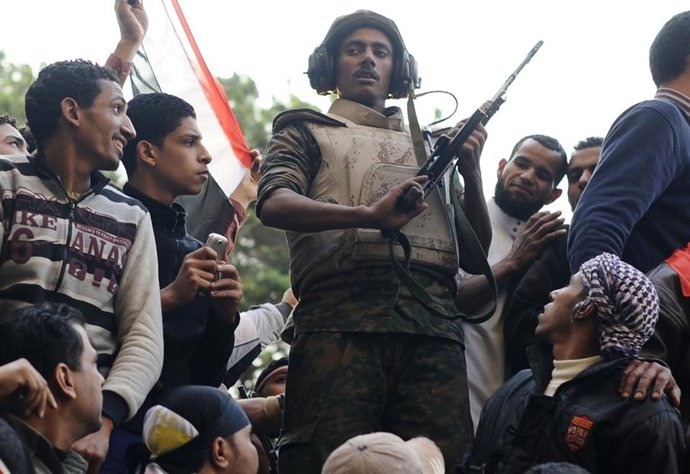 Manifestación en Egipto