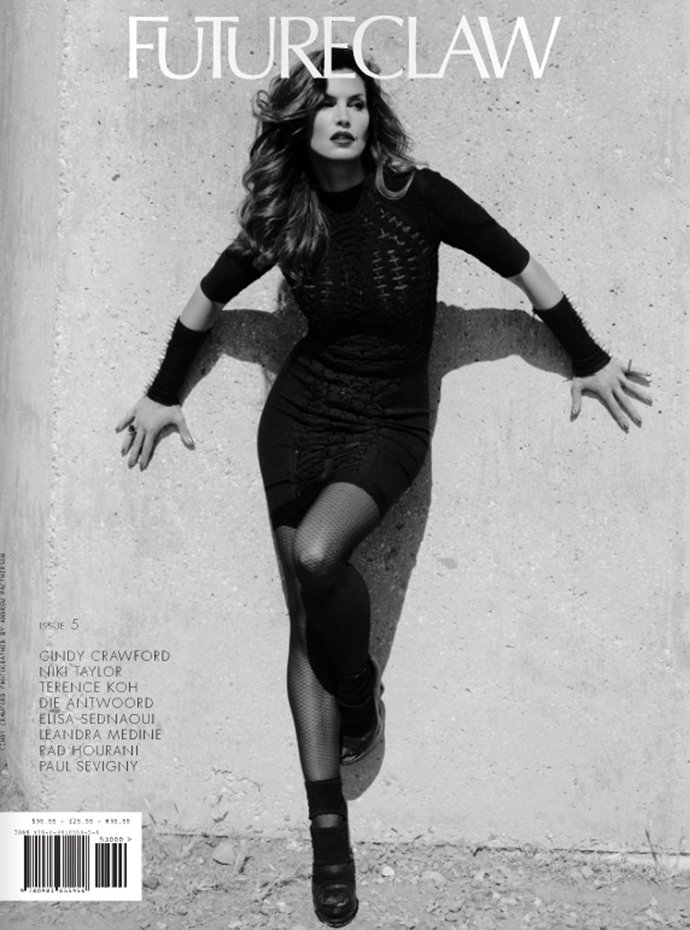 La modelo Cindy Crawford protagoniza la portada de la revista 'FutureClaw'