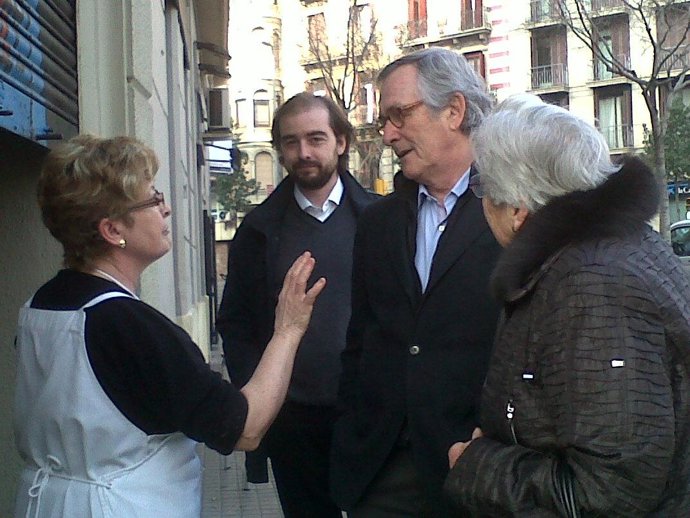 Trias, en un acto en Passeig Sant Joan