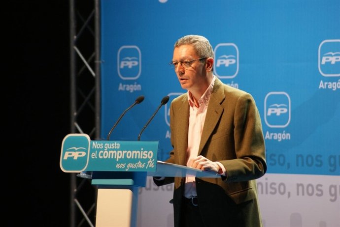 Gallardón en Zaragoza