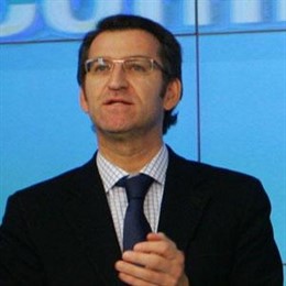 El presidente del PP gallego, Alberto Núñez Feijoo