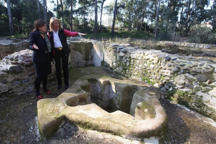 Fotografía Alcaldesa Basílica Paleocristiana