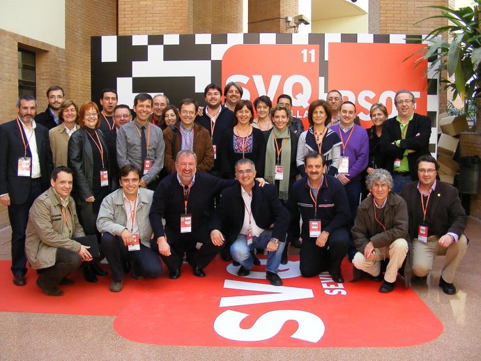 Delegación de los socialistas de las islas.