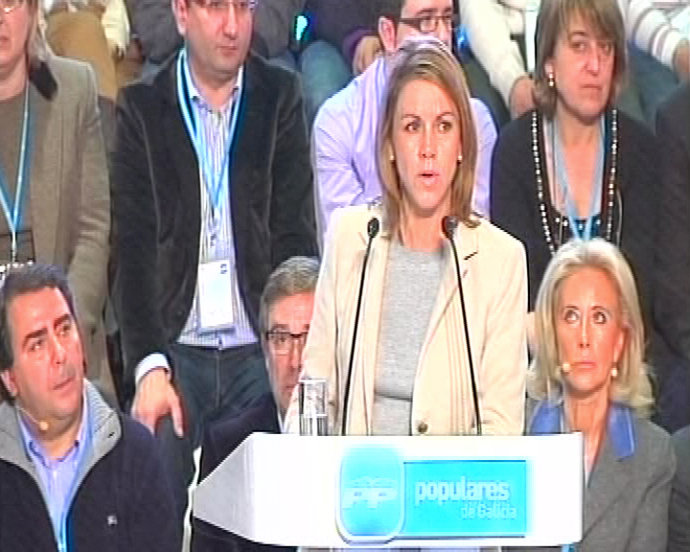 Cospedal no admitirá los vavienes económicos de Zapatero