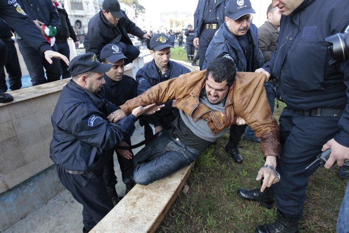 Manifestación en Argelia