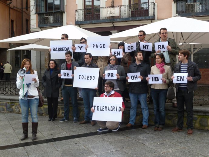 protesta telemadrid nngg zocodover toledo