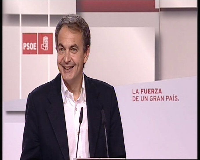 Zapatero:"Para ganar unas elecciones, hay que merecerlo"