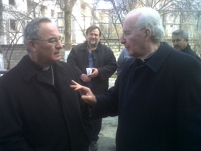 El arzobispo de Tarragona con el nuncio de Turquía