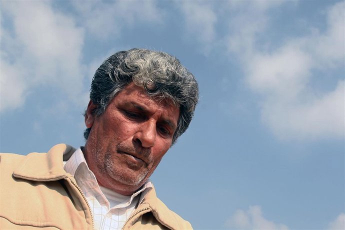 Juan Cortés, abuelo de la pequeña  Mª Luz