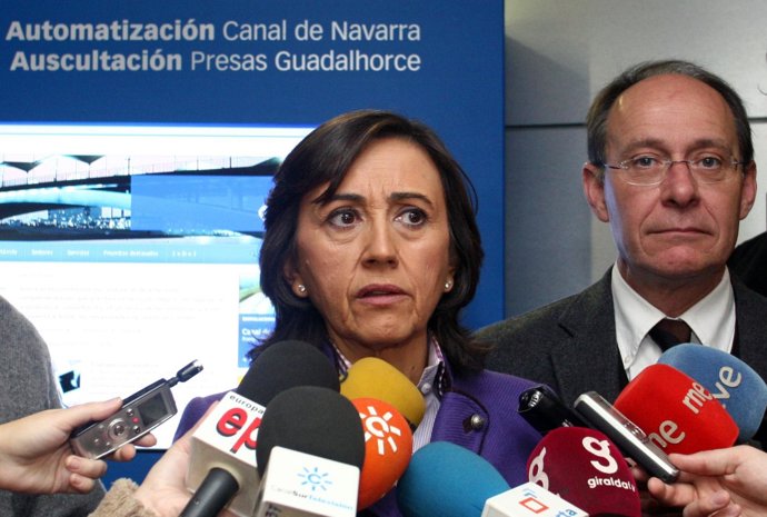 La ministra Rosa Aguilar y el consejero José Juan Díaz Trillo