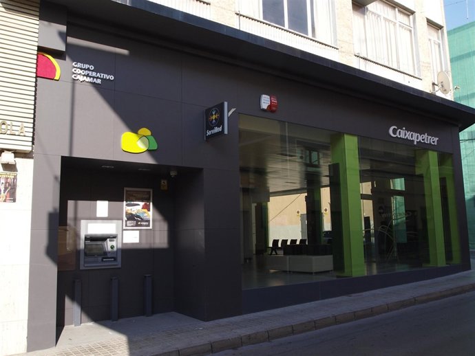 Una oficina de Caixapetrer