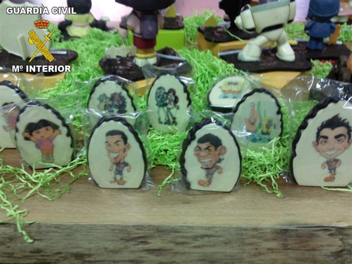 Monas de pascua incautadas