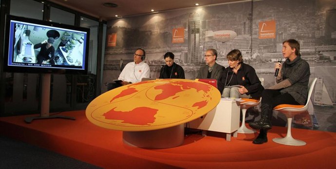 Videoconferencia con el velero de We Are Water que participa en la BWR